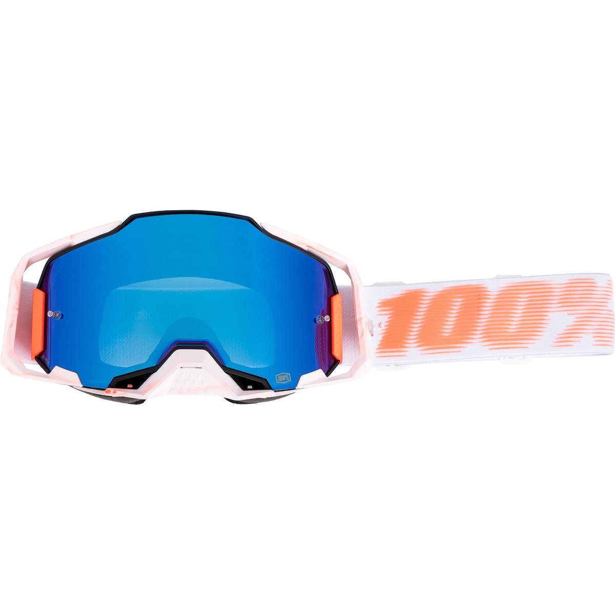 100% Goggle Armega Tubular - Mirror Blue, Anti Fog