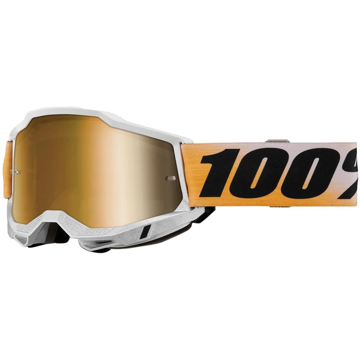100% Crossbrille Accuri Gen. 2 Shiv - Mirror True Gold, Anti-Fog