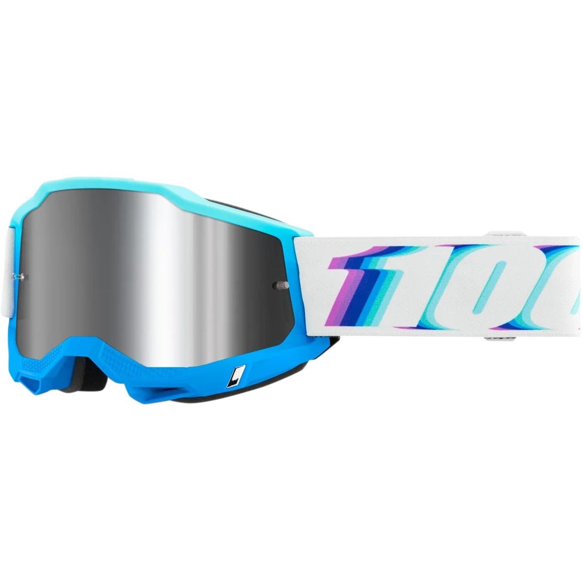 100% Crossbrille Accuri Gen. 2 Stamino - Mirror Silver Flash, Anti-Fog
