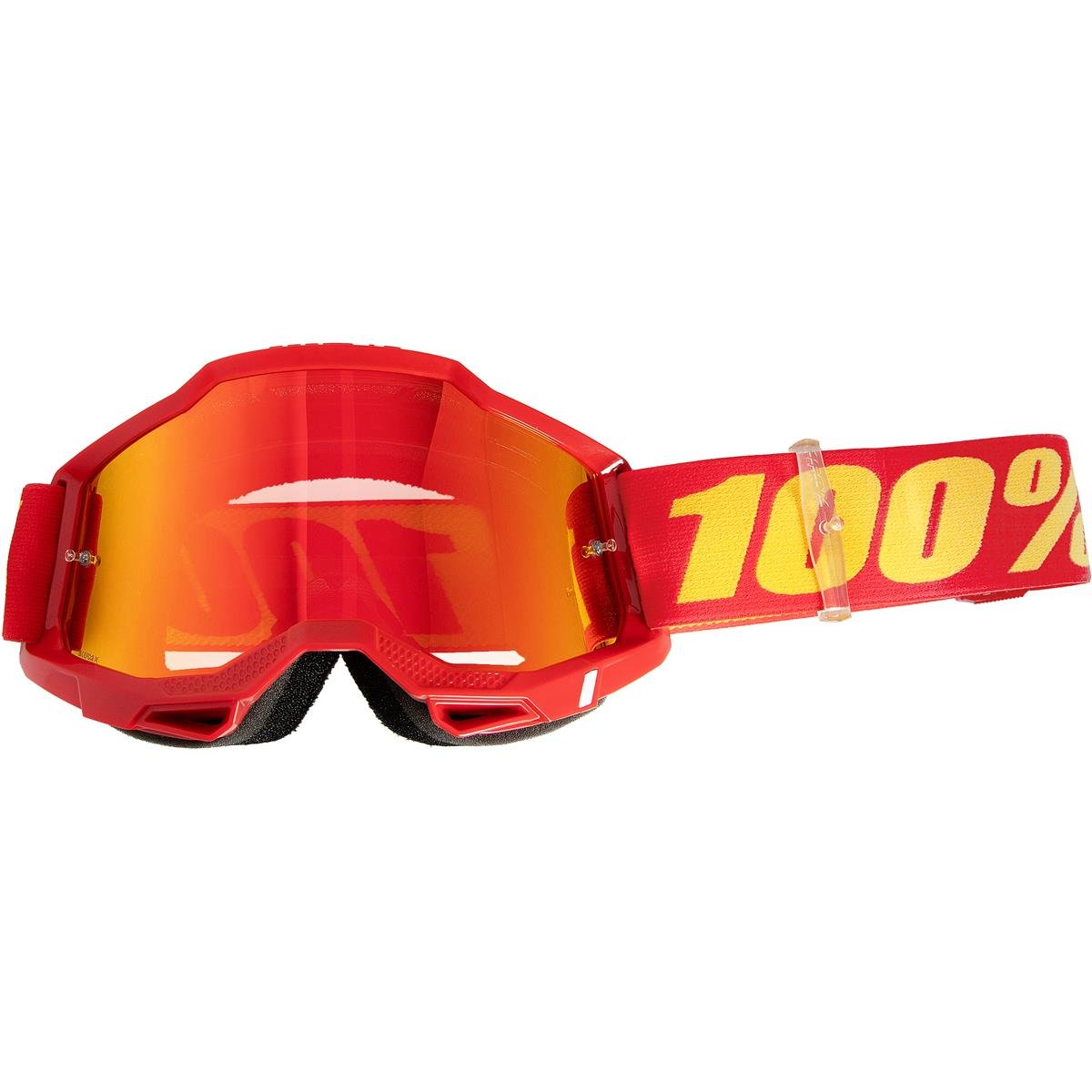 100% Goggle Accuri Gen. 2 Red - Mirror Red, Anti-Fog