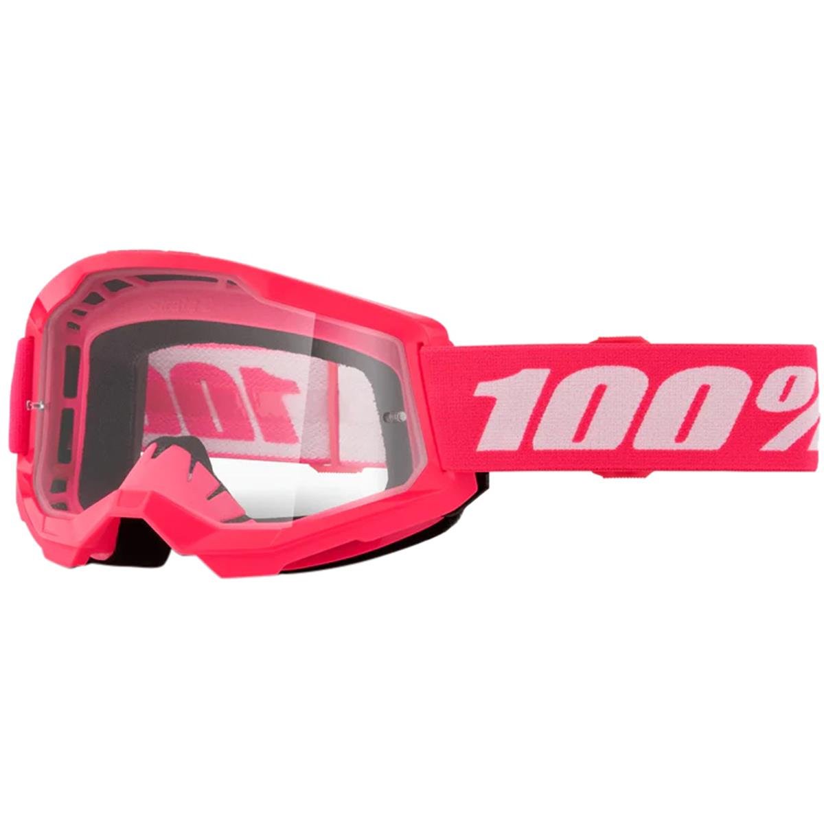 100% Crossbrille Strata Gen. 2 Pink - Clear, Anti-Fog