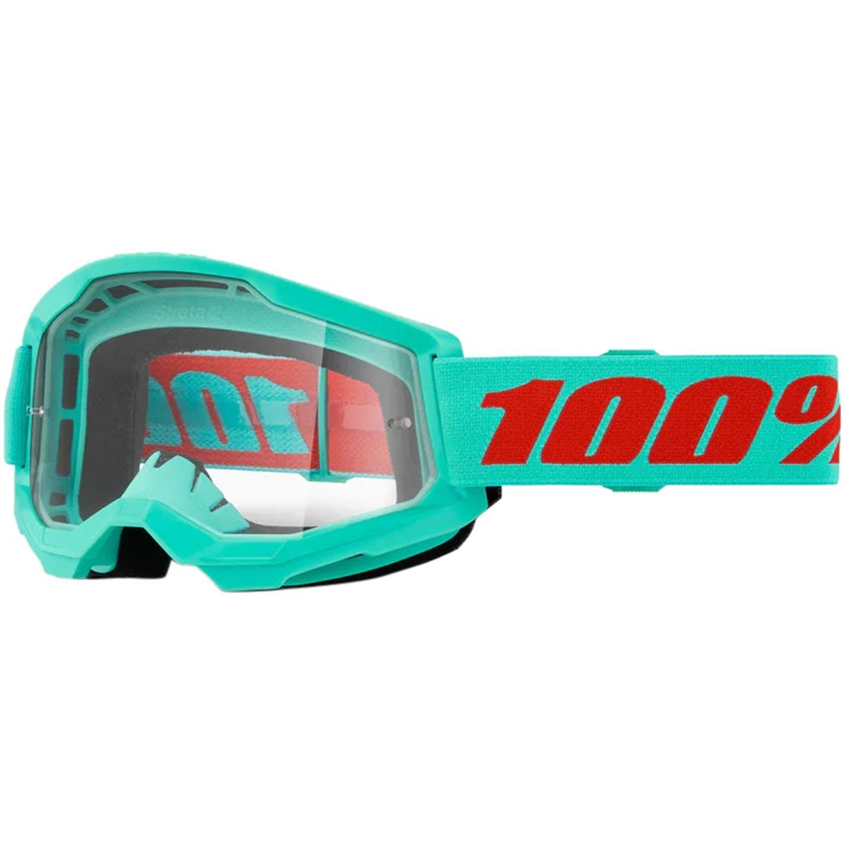 100% Goggle Strata Gen. 2 Maupiti - Clear, Anti-Fog