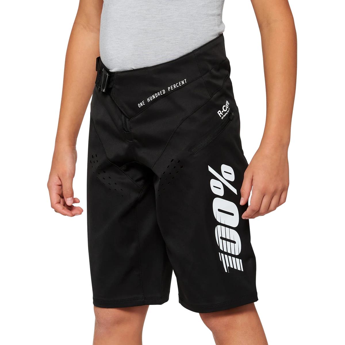 100% Kids MTB-Shorts R-Core Schwarz
