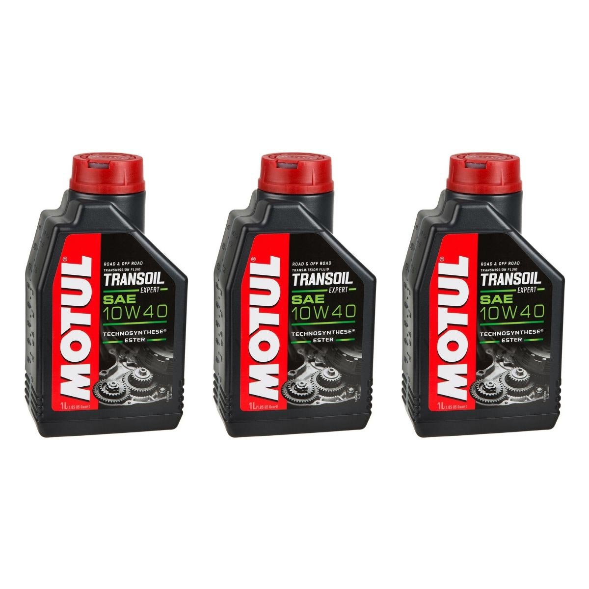 Motul Olio Cambio Expert Set di 3, 1 L ciascuno, 10W40