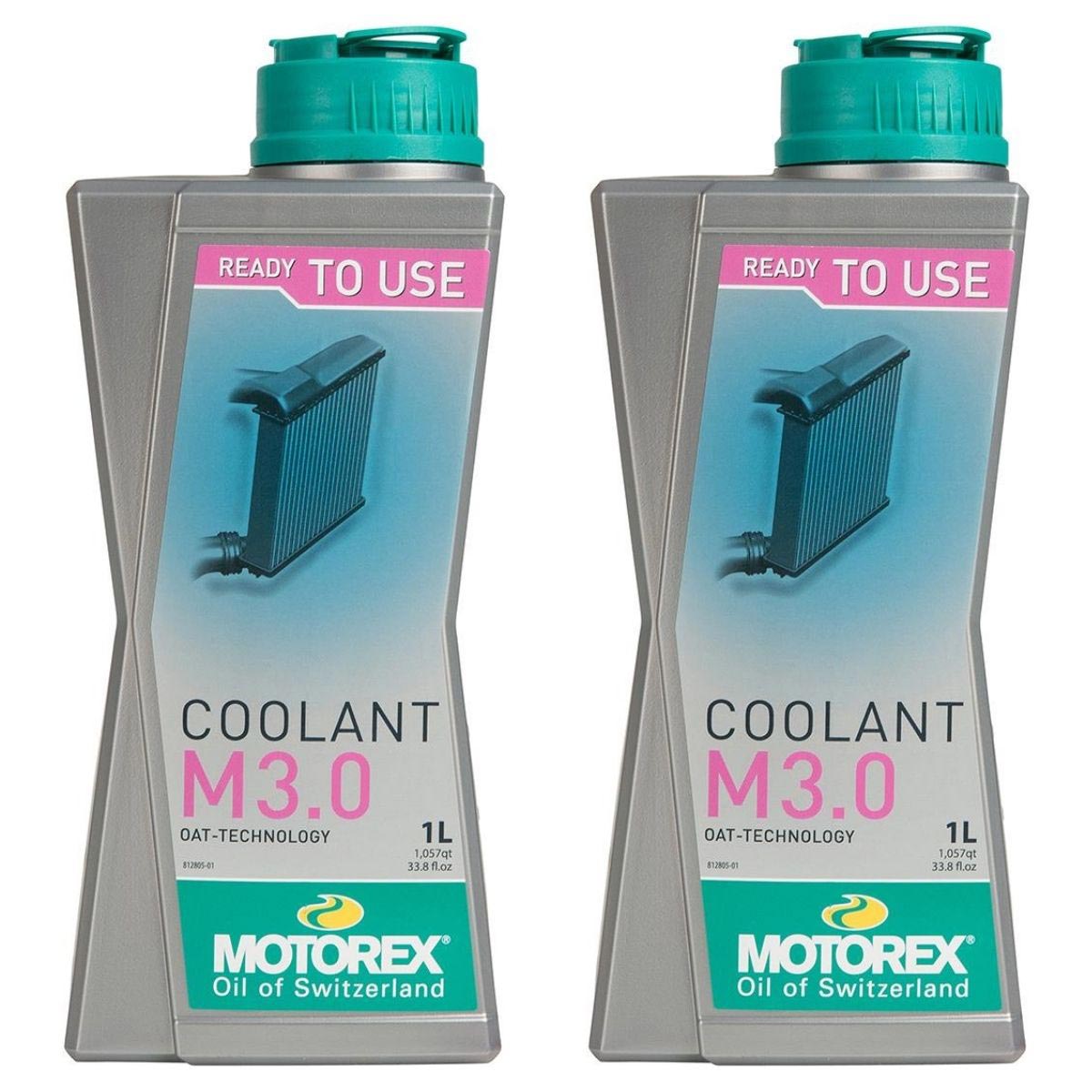 Motorex Refrigerante Coolant M 3.0 Set di 2, 1 L ciascuno