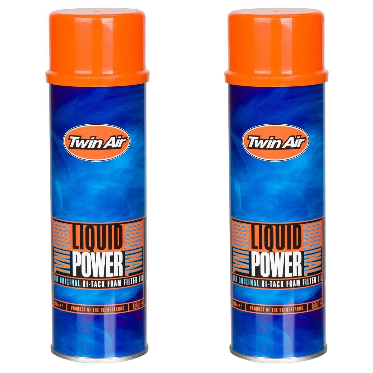Twin Air Luftfilterölspray Liquid Power 2er-Set, Je 500 ml
