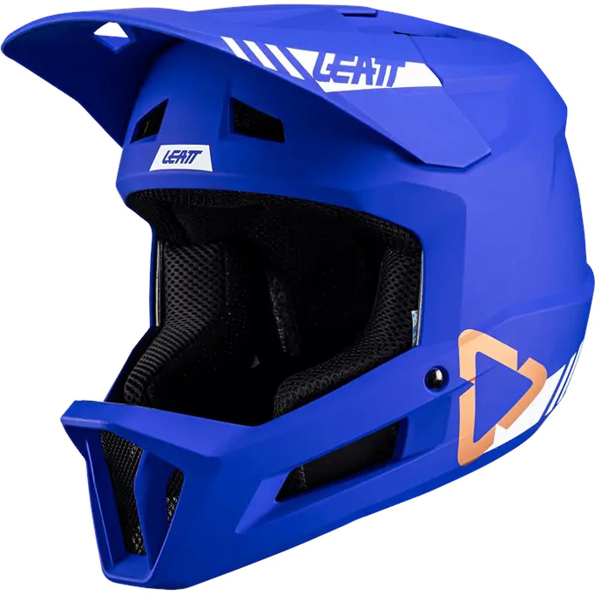 Leatt Kids Downhill MTB-Helm 1.0 Gravity Ultra Blau