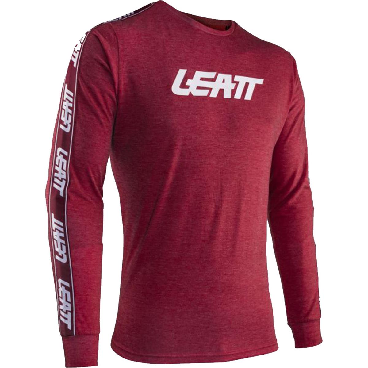 Leatt T-Shirt Manica Lunga Premium V24 Ruby