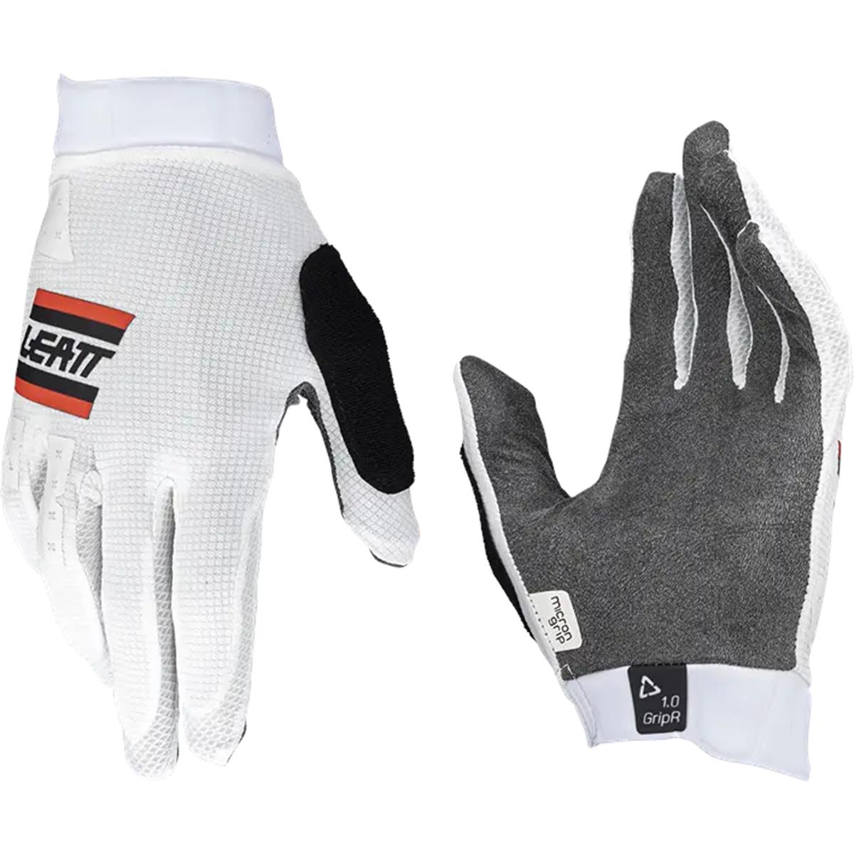Leatt MTB-Handschuhe 1.0 GripR Weiß