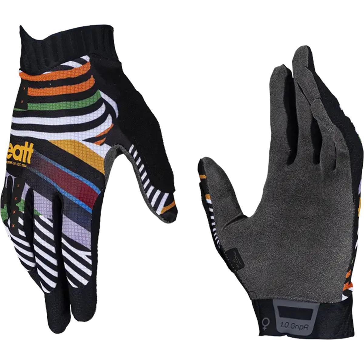 Leatt Girls MTB-Handschuhe 1.0 GripR Stripes