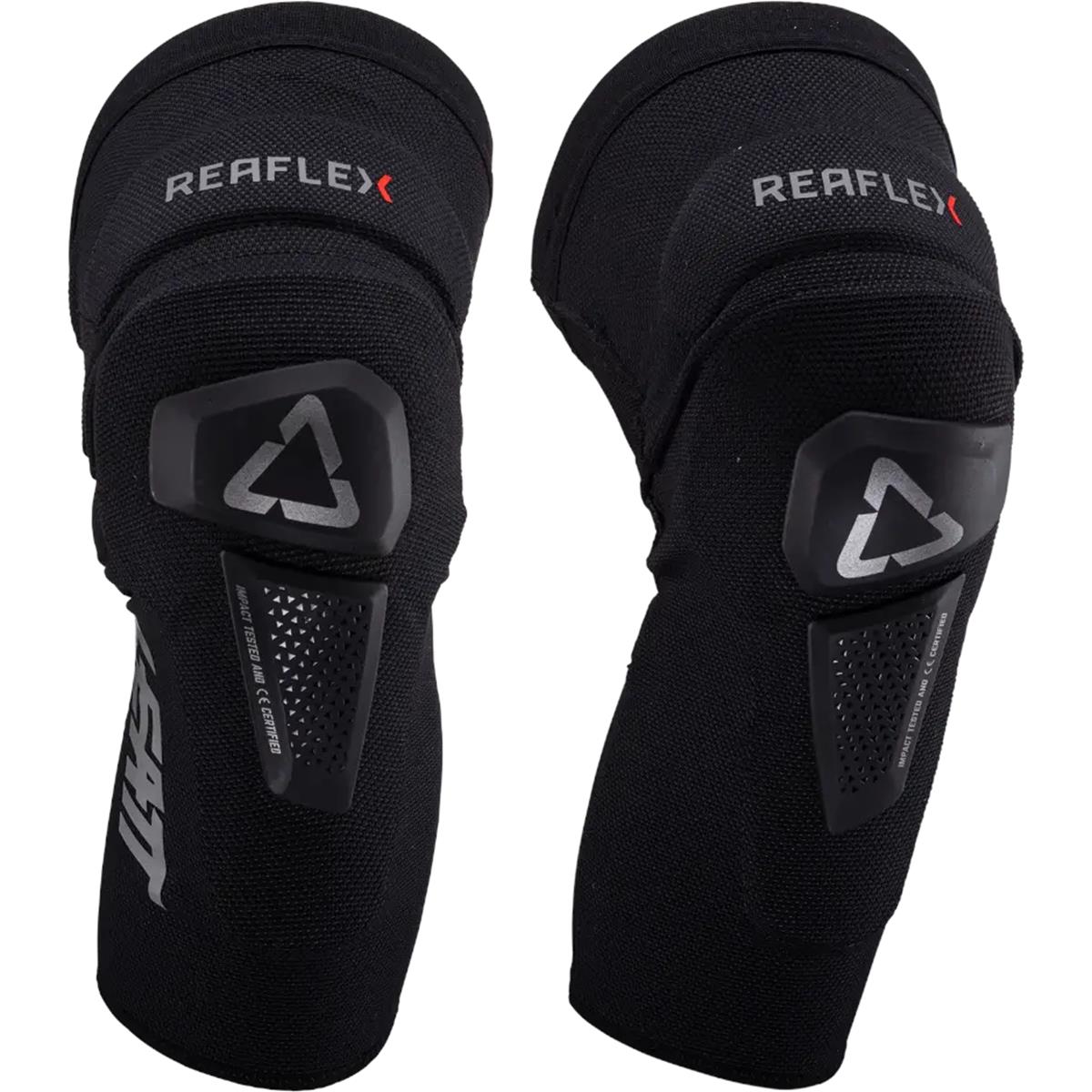 Leatt MTB Knee Guards ReaFlex Hybrid Pro Black