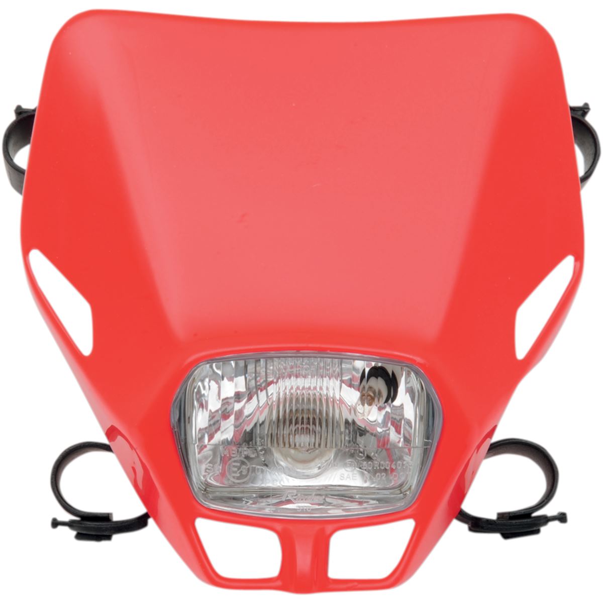 Ufo Plast Headlight Mask Fire Fly Red