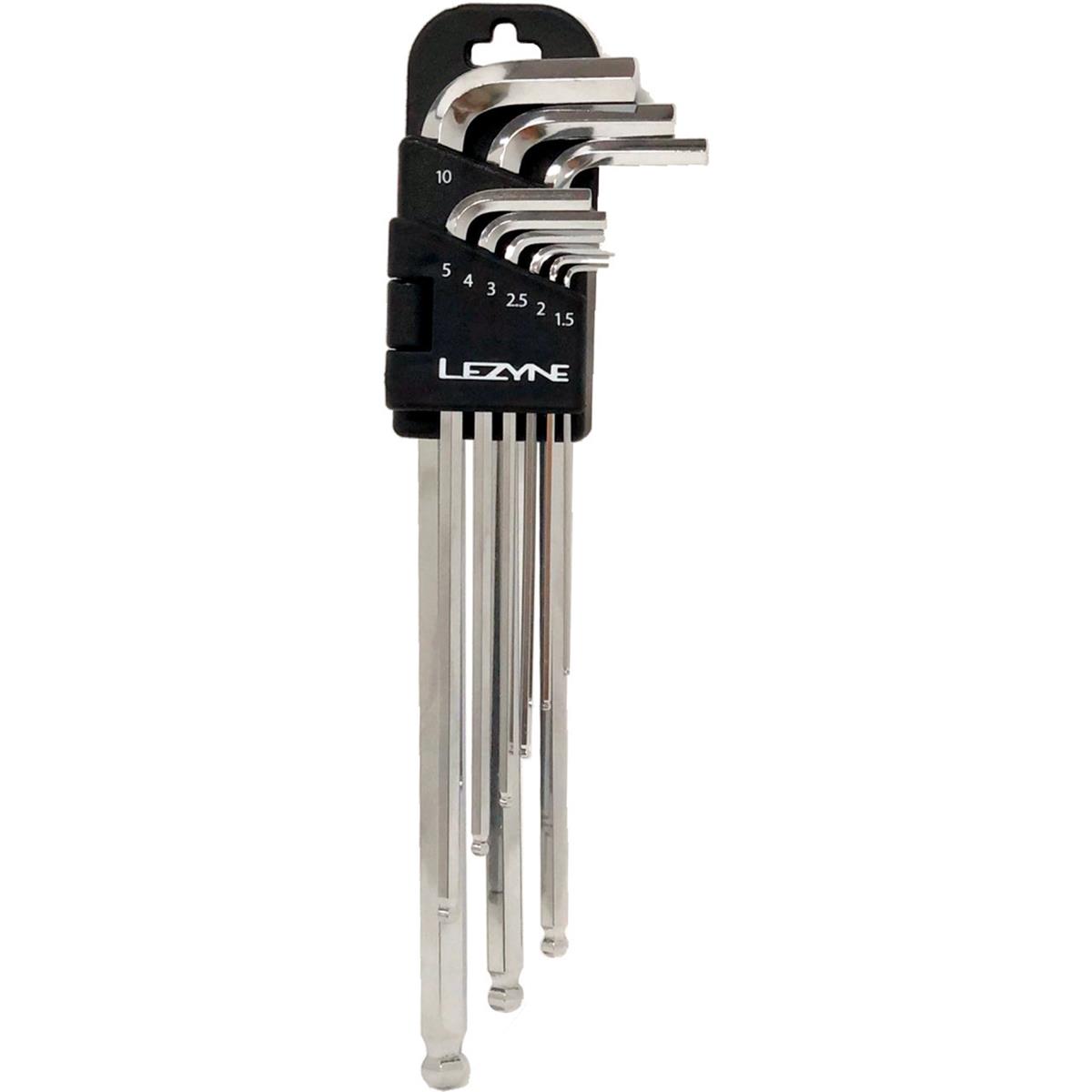 Lezyne Innensechskantschlüssel-Set Hex Stahl, 1,5 mm - 10 mm