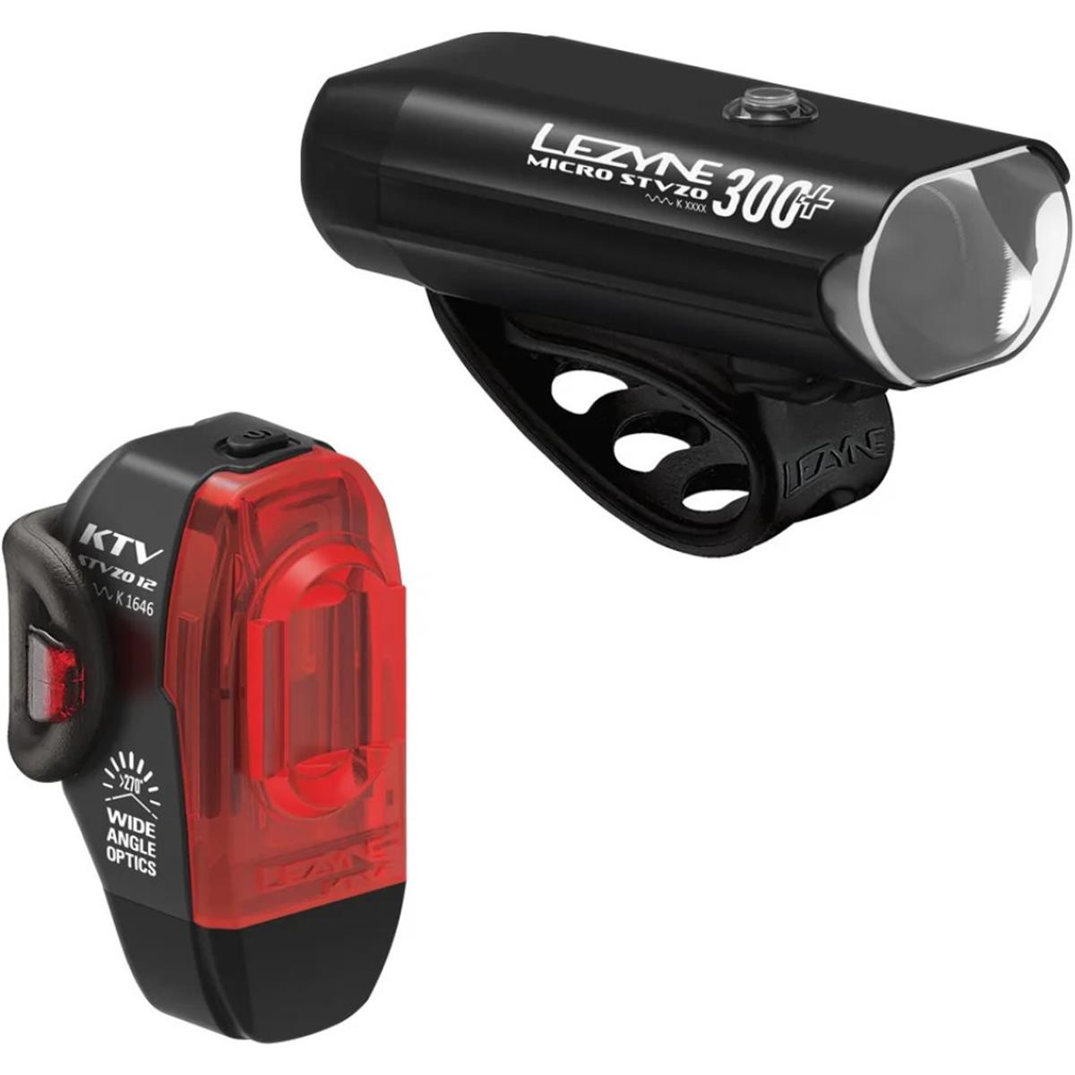 Lezyne Light Kit Micro Drive 300+ / KTV Drive 300 / 11 Lumen