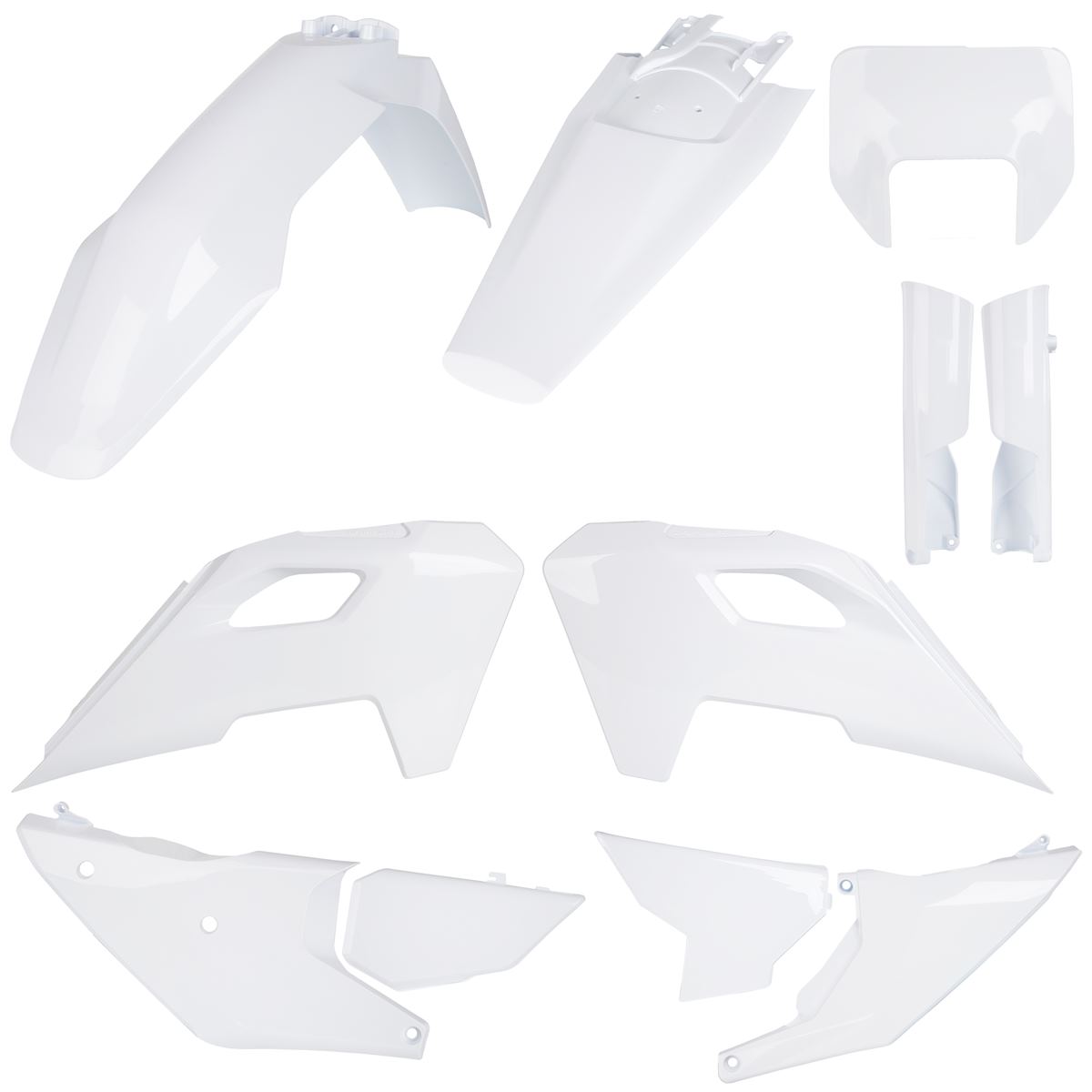 Ufo Plast Plastik-Kit Full Husqvarna TE/FE 24-, Weiß