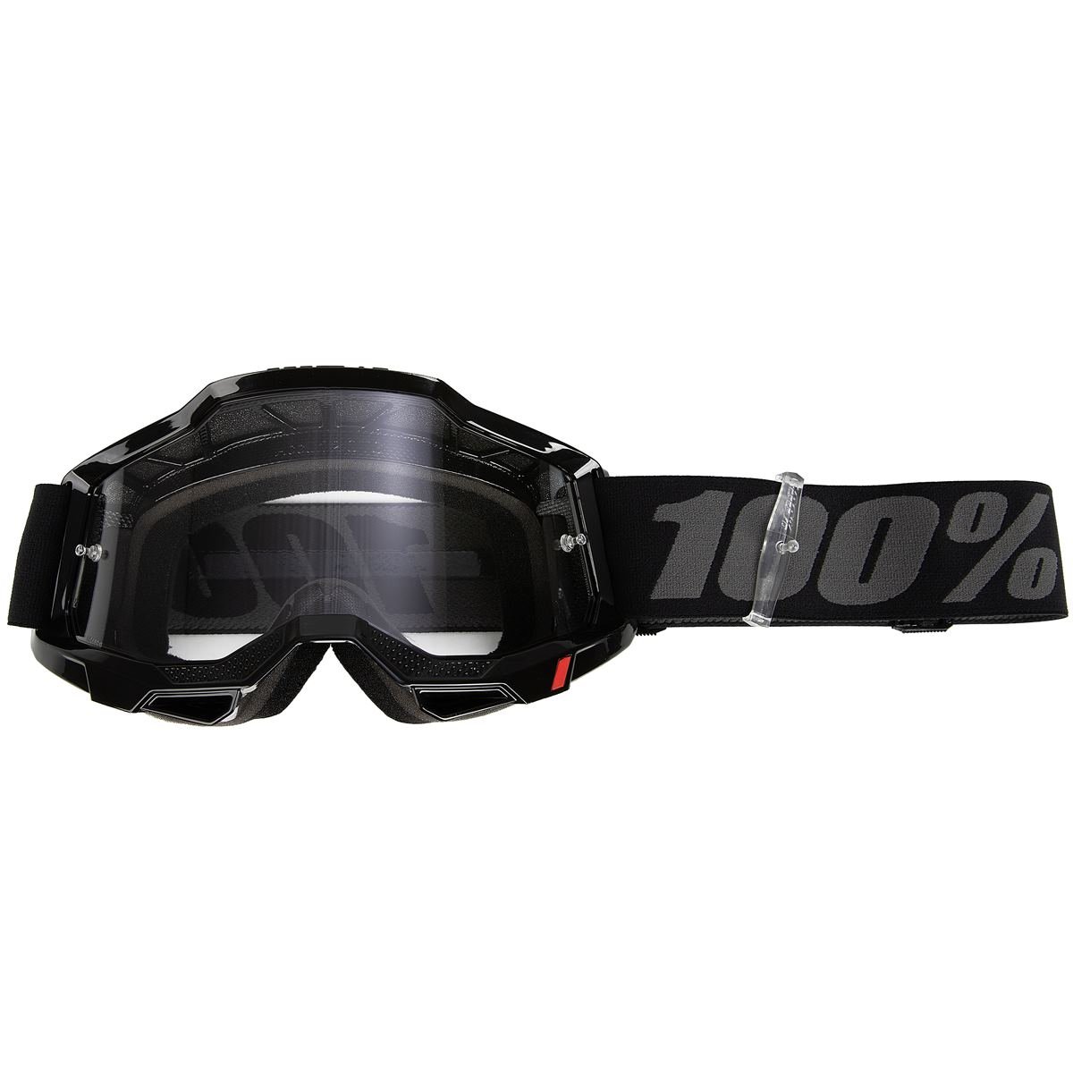 100% Goggle Accuri Gen. 2 OTG Black - Clear, Anti Fog