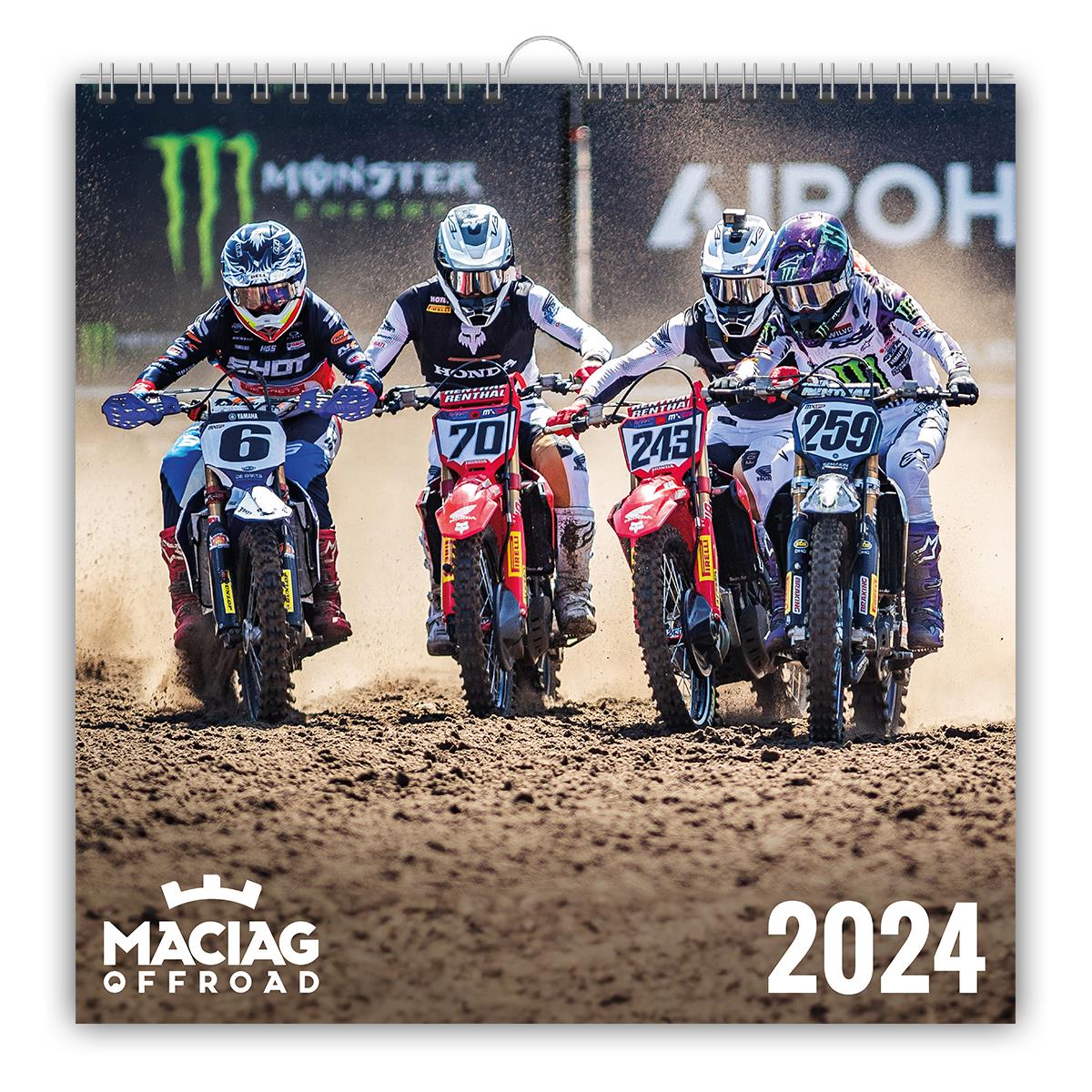 Maciag Offroad Motocross Wall Calendar  MX