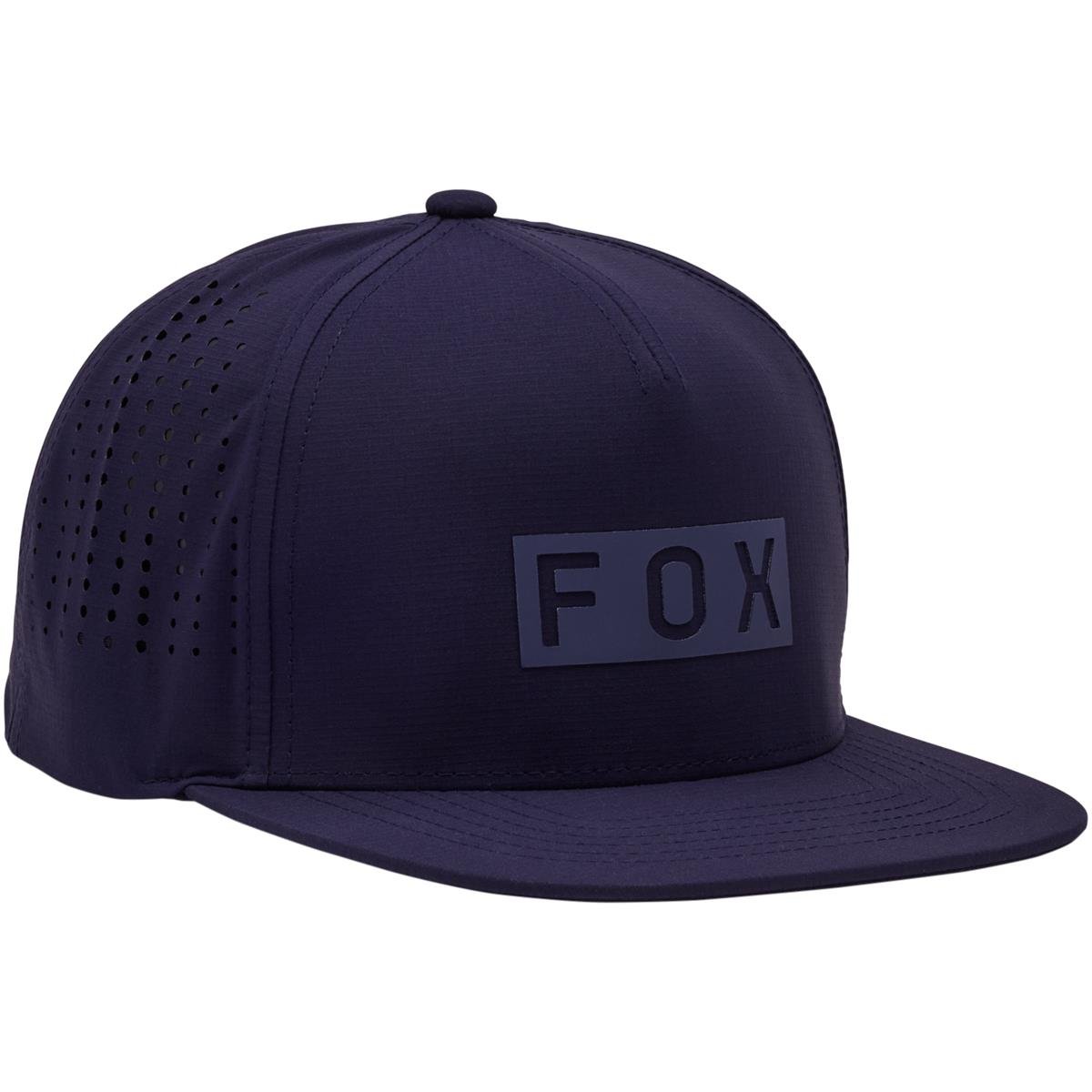 Fox Snapback Cap Core Wordmark Tech - Midnight