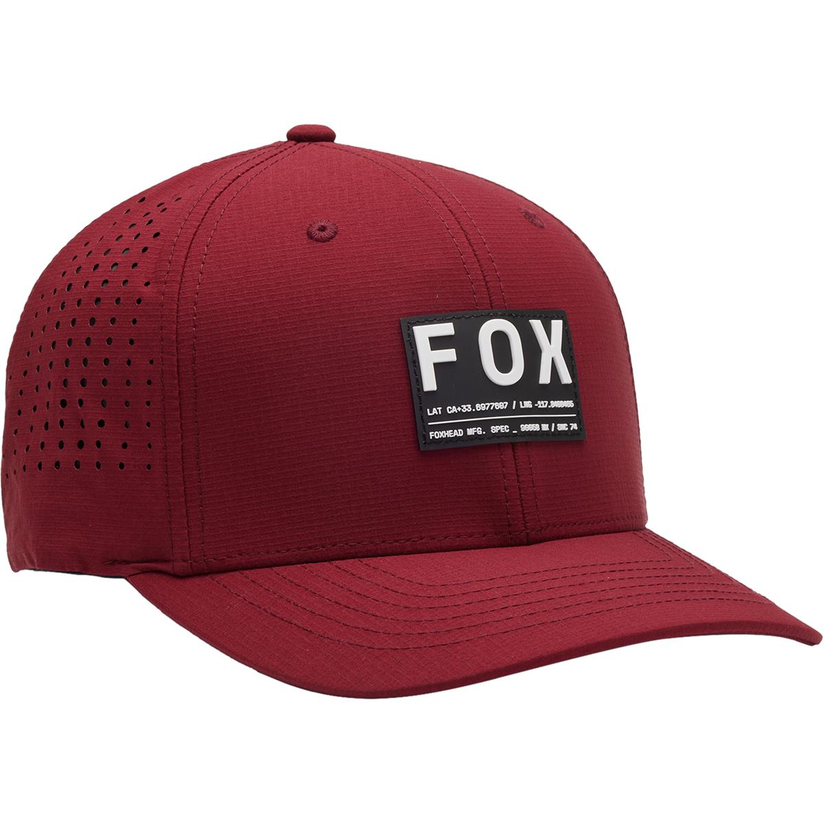 Fox Cappellino Flexfit Core Non Stop Tech - Scarlet