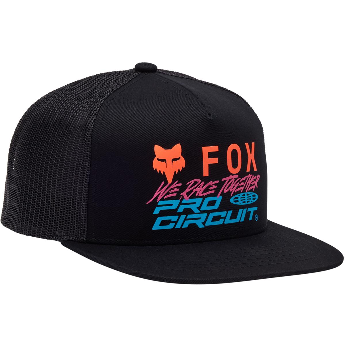 Fox Snapback Cap Race Fox x Pro Circuit - Black