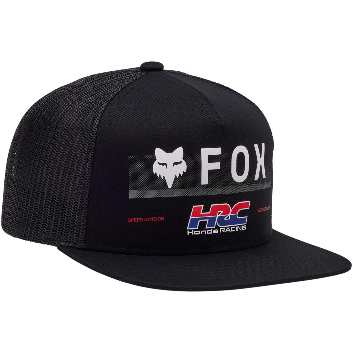 Fox Snapback Cap Race Fox x Honda - Schwarz
