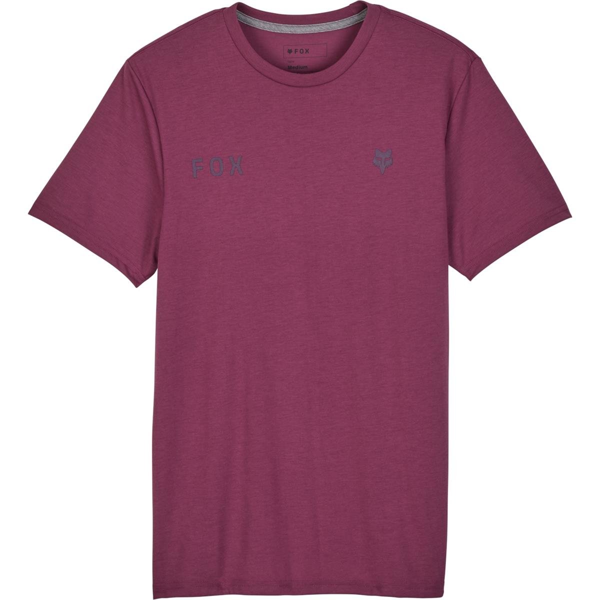 Fox T-Shirt Core Wordmark - Sangria