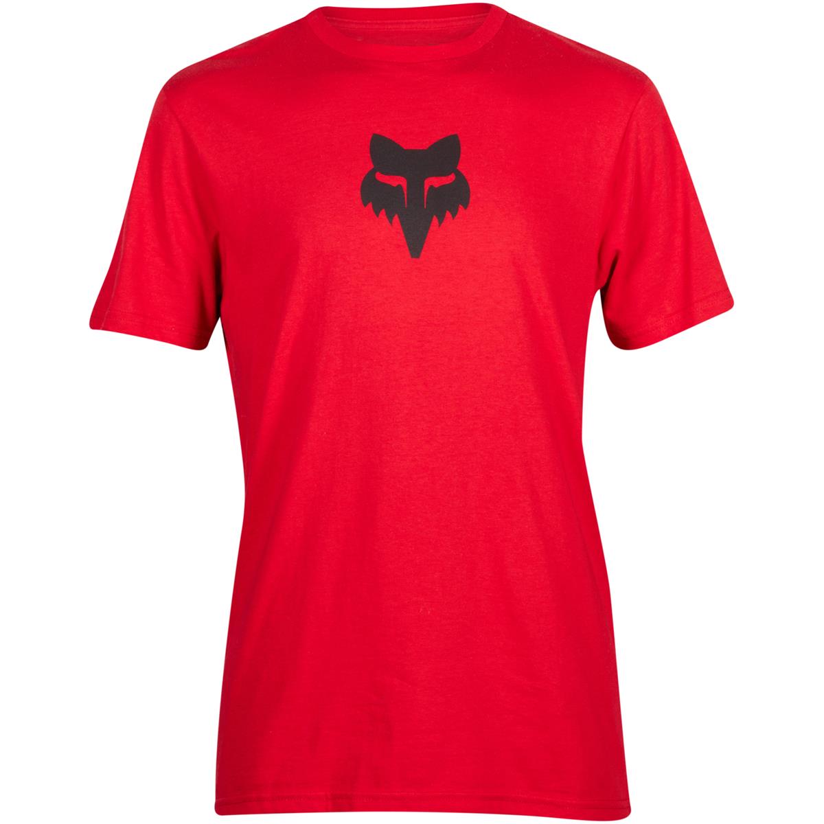 Fox T-Shirt Core Fox Head - Flame Red