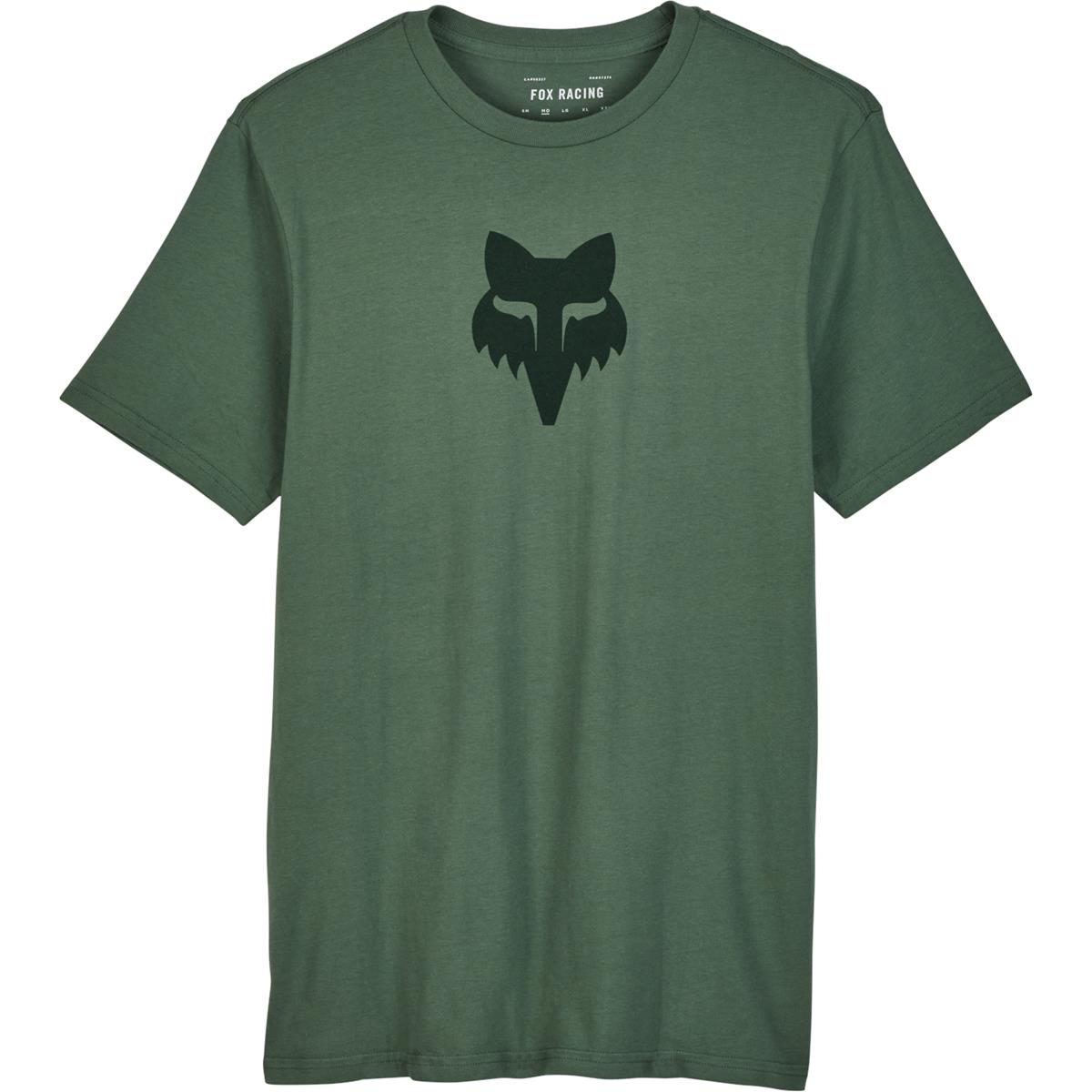 Fox T-Shirt Core Fox Head - Hunter Green