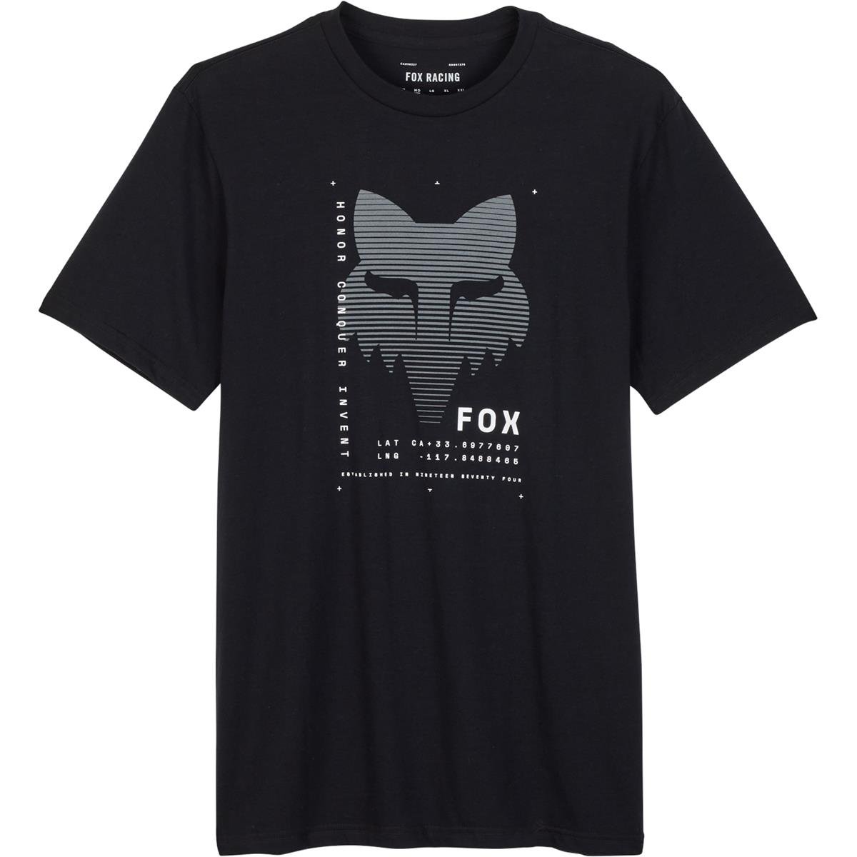 Fox T-Shirt Race Dispute - Nero