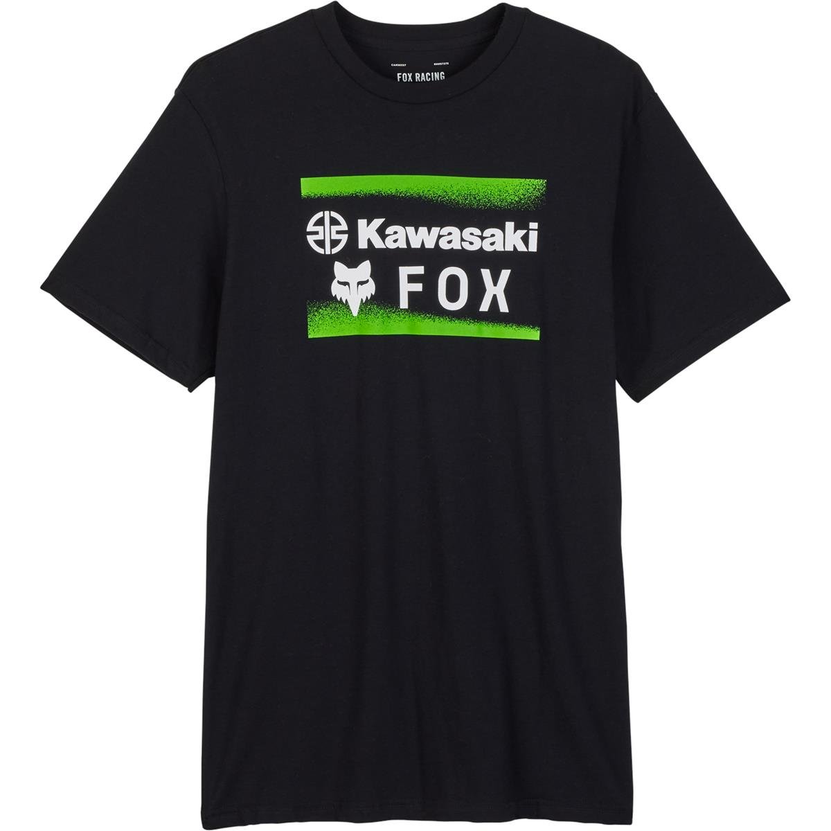 Fox T-Shirt Race Fox x Kawi - Nero