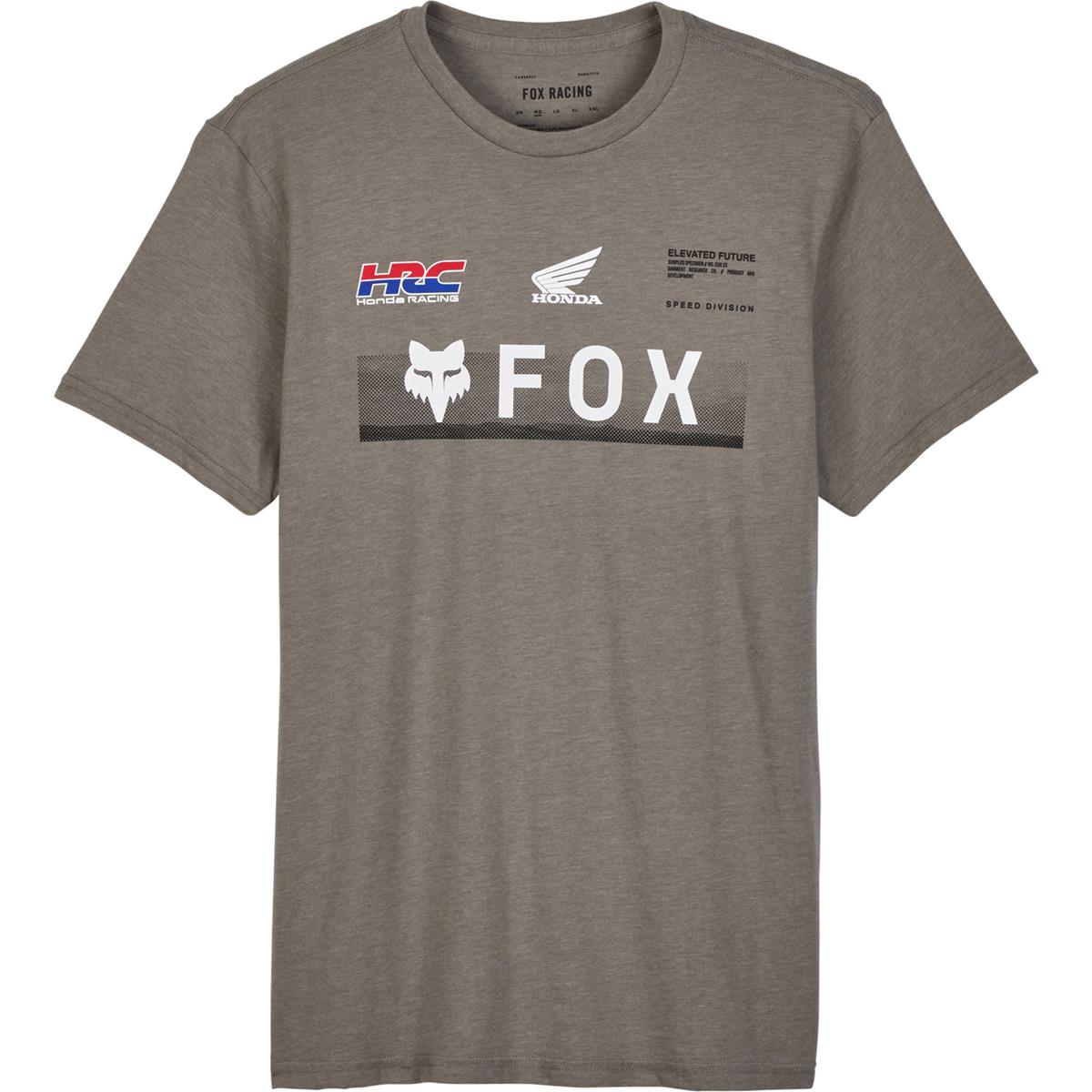 Fox T-Shirt Race Fox x Honda - Grigio Graphite
