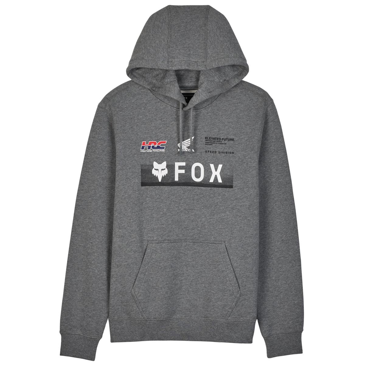 Fox Fleece-Hoodie Race Fox x Honda - Heather Graphite