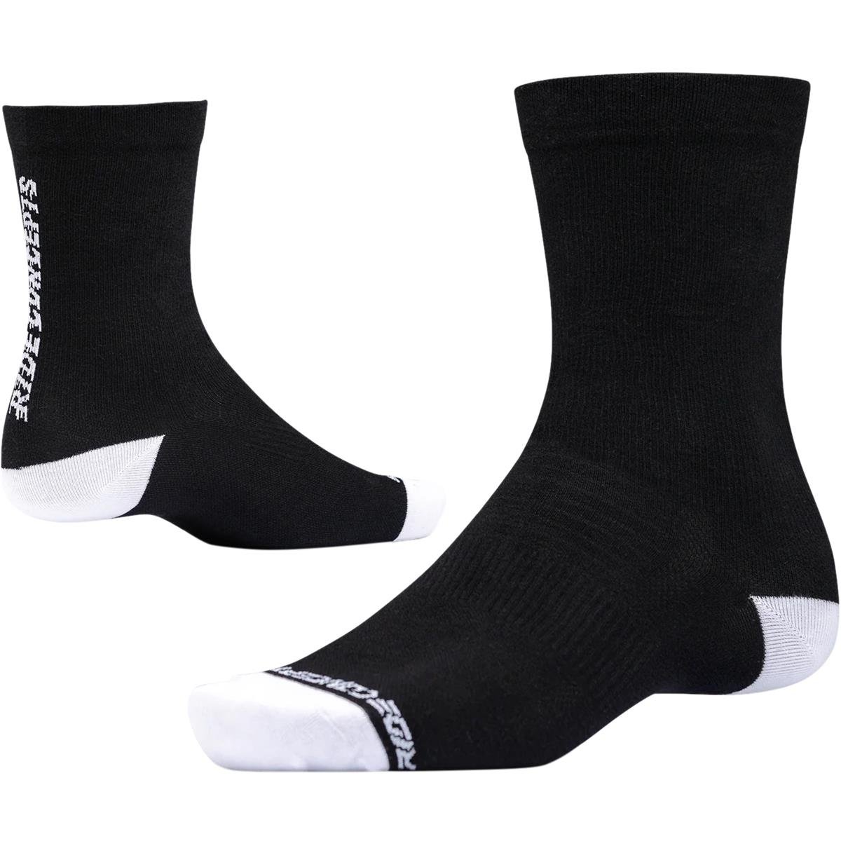 Ride Concepts MTB Socks R.E.D. Black/White