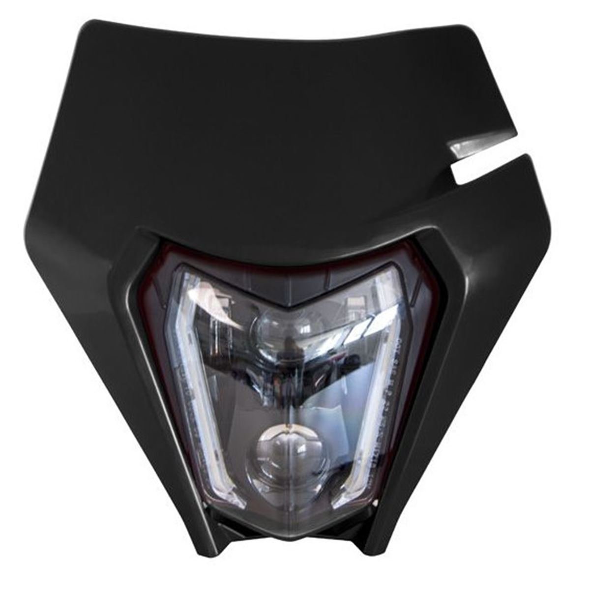 RTECH Headlight Mask Replica KTM EXC/EXC-F 14-23, Black