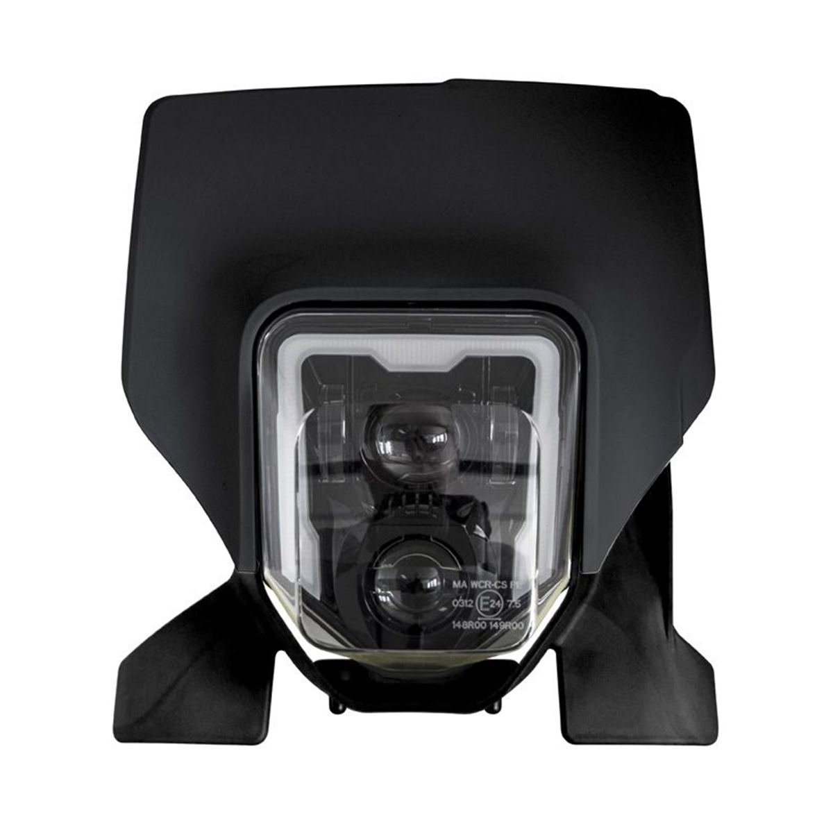 RTECH Headlight Mask Replica Husqvarna TE/FE 17-23, Black
