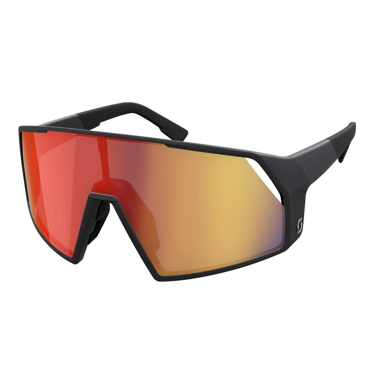 Scott Sport Glasses Pro Shield Black - Red Chrome