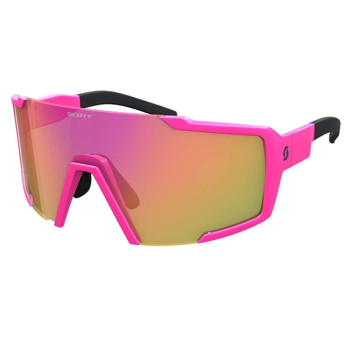 Scott MTB-Sportbrille Shield Compact Acid Pink - Pink Chrome
