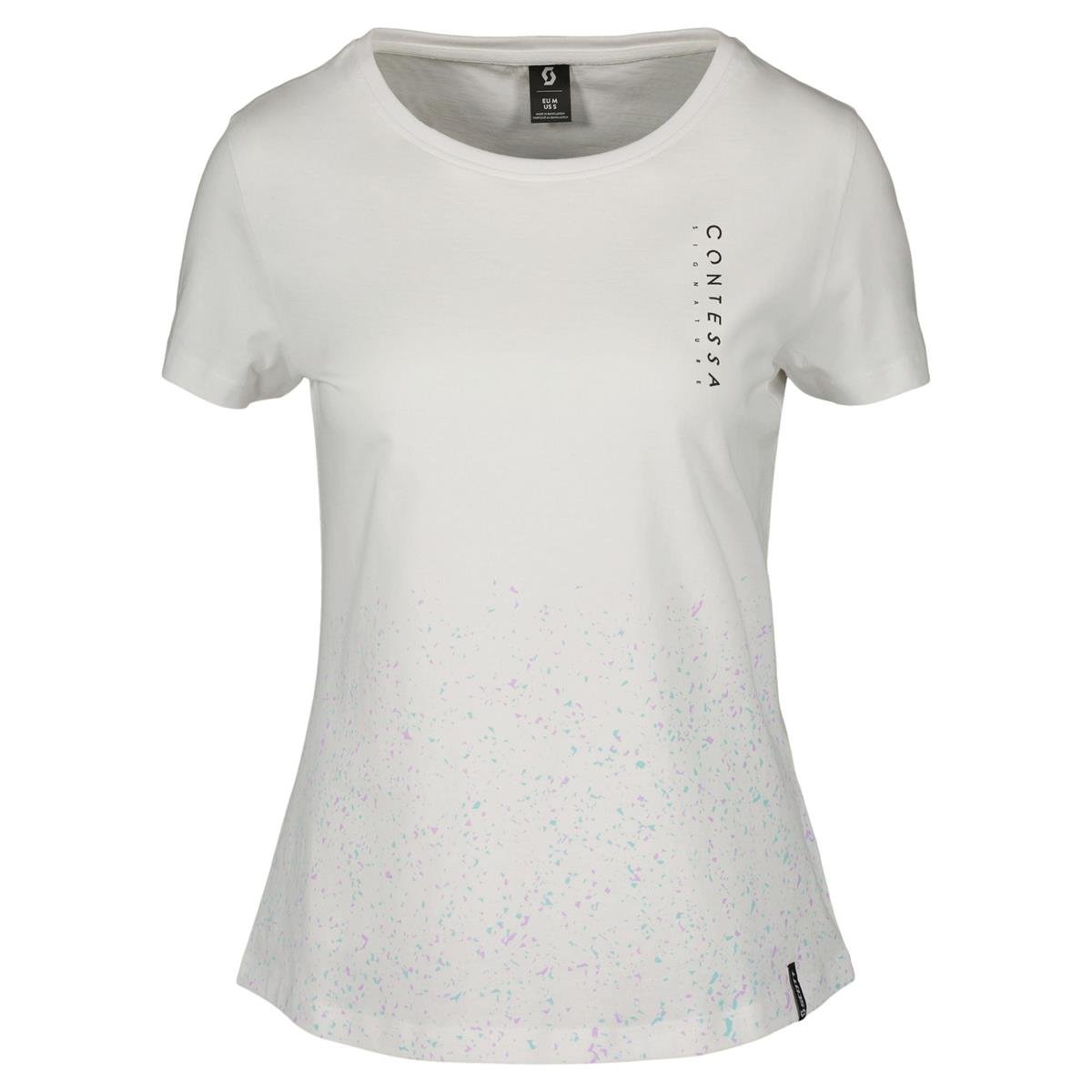 Scott Femme T-Shirt Contessa Signature Blanc