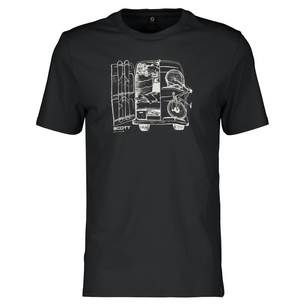 Scott T-Shirt Casual Black