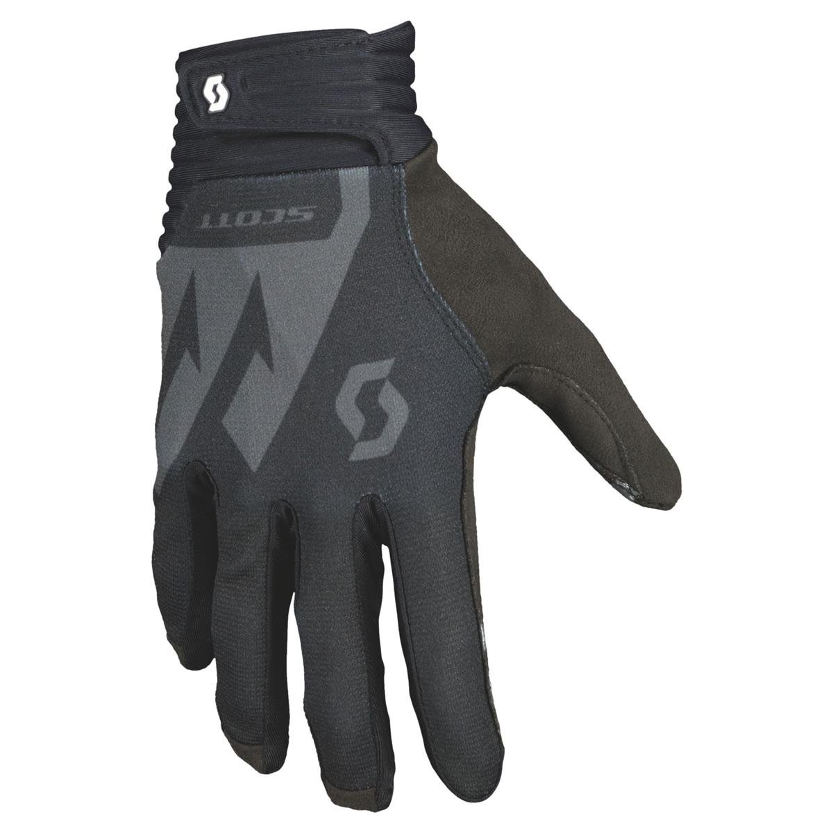 Scott MTB-Handschuhe DH Factory LF Schwarz/Hellgrau