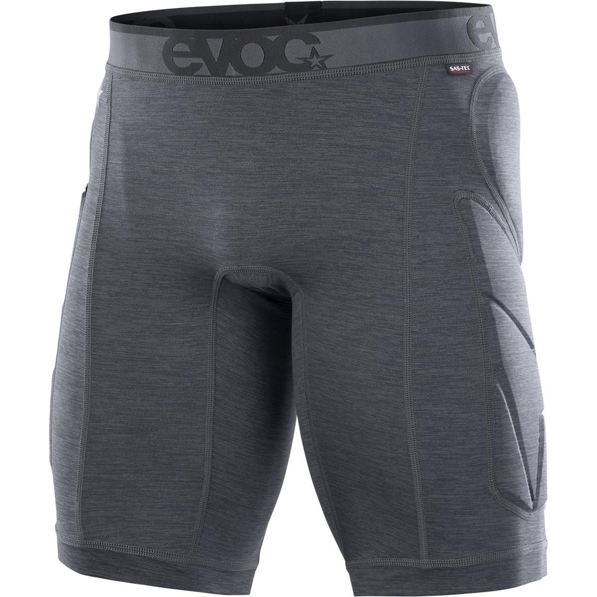 Evoc Sous-Shorts de Protection Crash Carbone Gris
