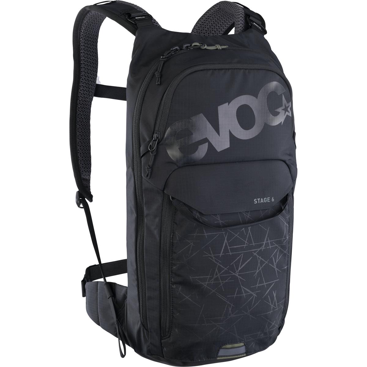 Evoc Backpack with Hydration System Compartment Stage 6 + Black