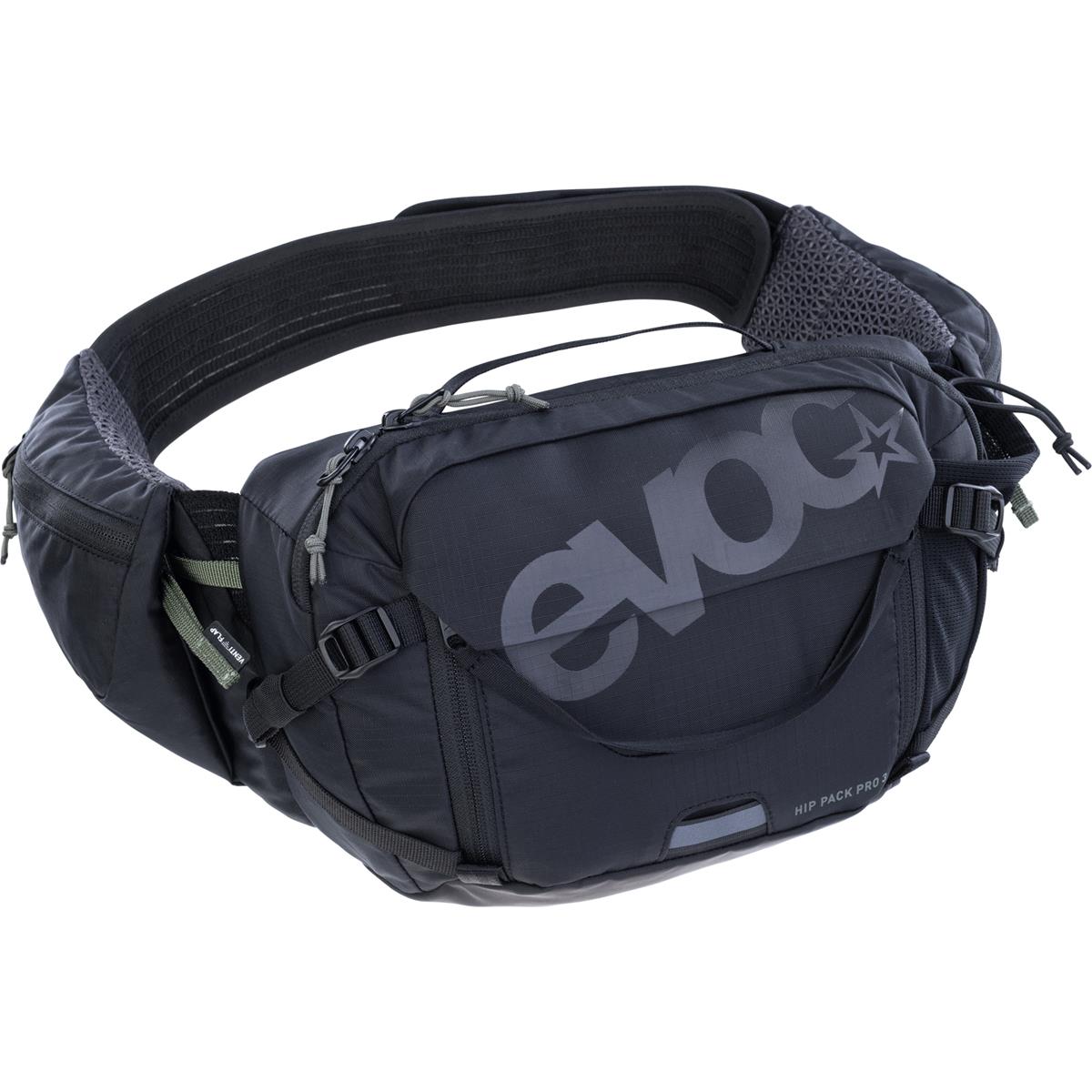Evoc Hüfttasche mit Trinksystem 1.5 Liter Hip Pack Pro 3 + Schwarz