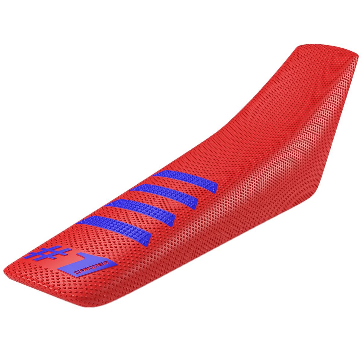Onegripper Seat Cover Ribbed Red/Blue