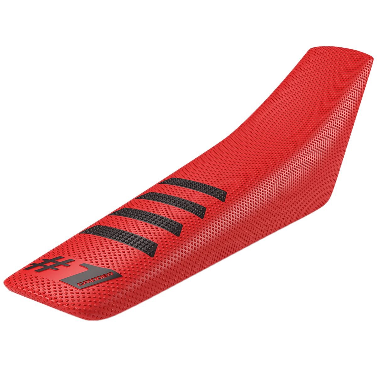 Onegripper Seat Cover Ribbed Red/Black