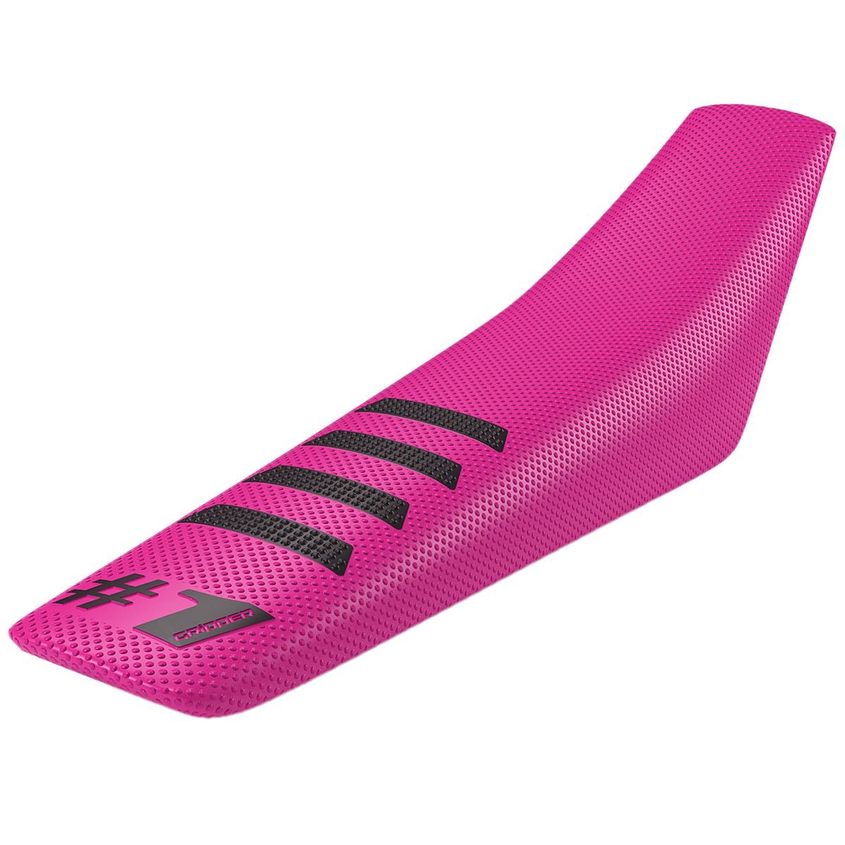 Onegripper Seat Cover Ribbed Fuchsia/Black