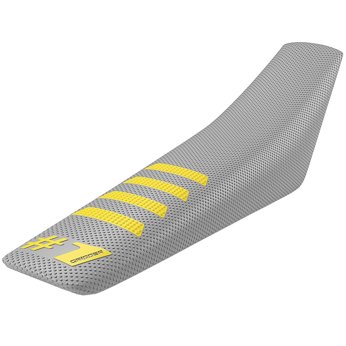 Onegripper Seat Cover Ribbed Light Gray/Yellow