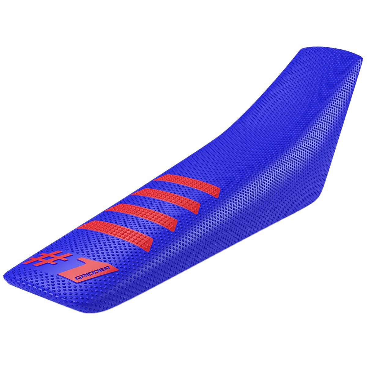 Onegripper Seat Cover Ribbed Blue/Red