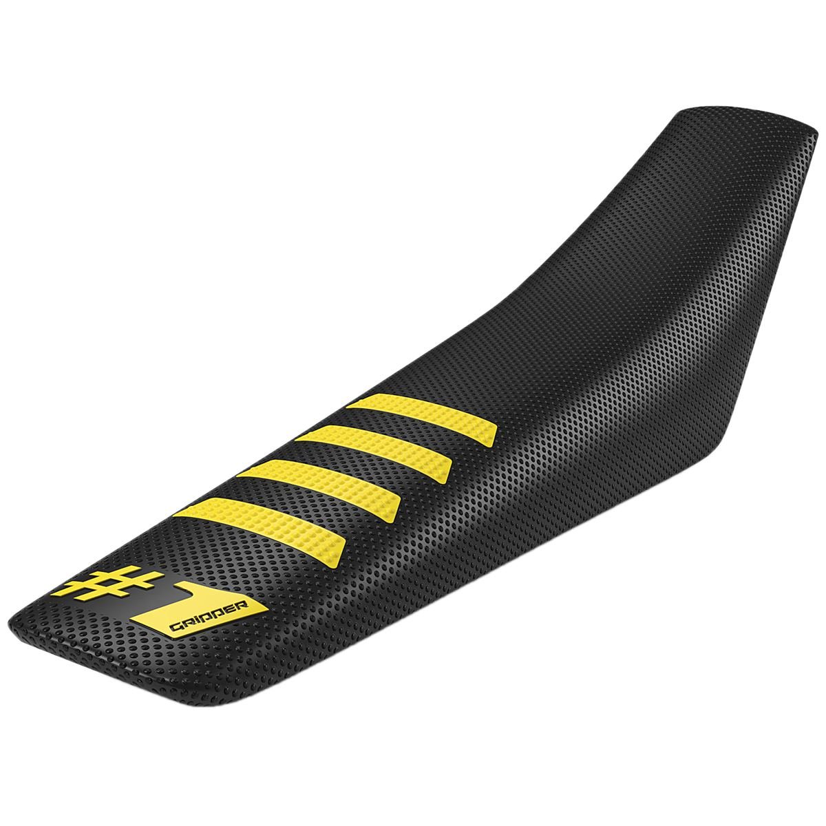 Onegripper Seat Cover Ribbed Black/Yellow