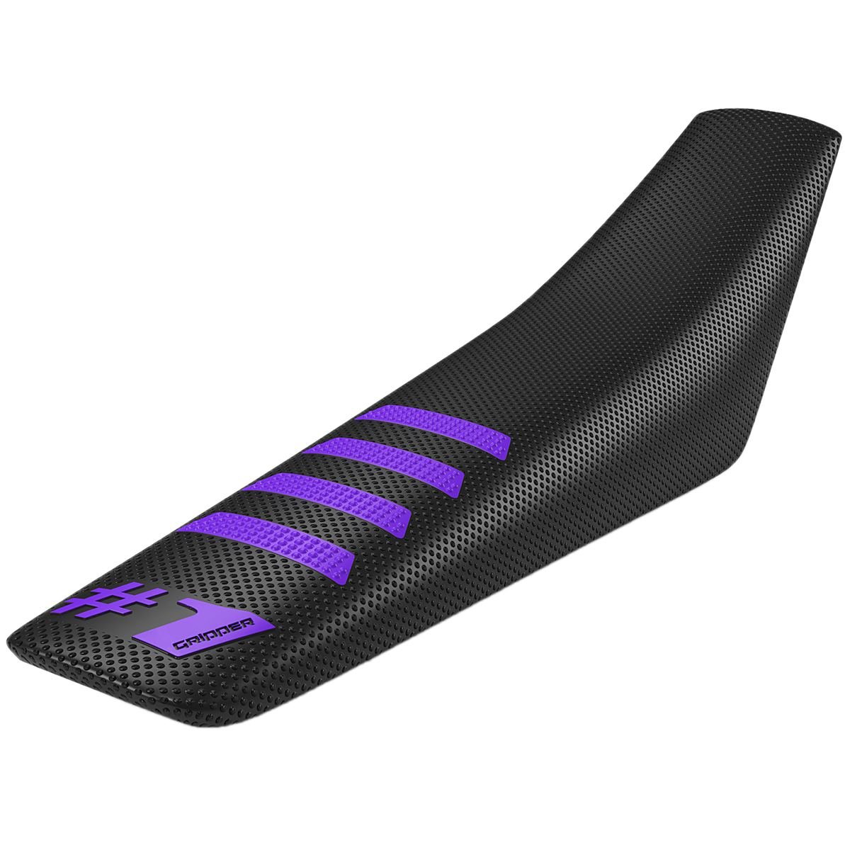 Onegripper Seat Cover Ribbed Black/Purple